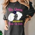 This Queen Mastered It Masters Graduation Class Of 2026 Women's Comfort Colors T-Shirt Pepper