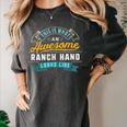 Ranch Hand Shirt Awesome Job Occupation Graduation Women's Comfort Colors T-Shirt Pepper