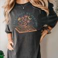 I Read Past My Bedtime Book Flower Butterfly Moon Bookish Women's Comfort Colors T-Shirt Pepper I Read Past My Bedtime Book Flower Butterfly Moon Bookish Women's Comfort Colors T-Shirt Pepper