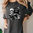 READING IN PEACE RIP Introvert Skeleton Read Book Meme Women's Comfort Colors T-Shirt Pepper READING IN PEACE RIP Introvert Skeleton Read Book Meme Women's Comfort Colors T-Shirt Pepper