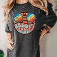 Retro 1970's Groovy Grandpa 70s Aesthetic Nostalgia Women's Comfort Colors T-Shirt Pepper