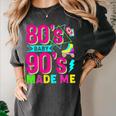 Retro 1980s 80's Baby 1990s 90's Made Me Nostalgia Vibes Premium Tri-Blend Women's Comfort Colors T-Shirt Pepper