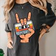 Retro Cassette Tape For 80s & 90s Nostalgia Women's Comfort Colors T-Shirt Pepper