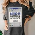Retro Computer Dialog Box 90s Desktop Interface Nostalgia Women's Comfort Colors T-Shirt Pepper