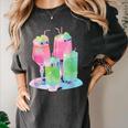 Retro Soft Drinks 80s 90s Nostalgia Cute Anime Aesthetic Tee Women's Comfort Colors T-Shirt Pepper