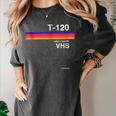 Retro VHS Tape 80s 90s Nostalgia For Movie Fans Women's Comfort Colors T-Shirt Pepper