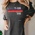 Retro VHS Tape Graphics 80s 90s Nostalgia Costume Women's Comfort Colors T-Shirt Pepper Retro VHS Tape Graphics 80s 90s Nostalgia Costume Women's Comfort Colors T-Shirt Pepper