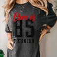 Reunion 1985 Matching Graduation High School Class Of 1985 Women's Comfort Colors T-Shirt Pepper