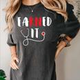 RN Nursing Student Graduation EaRNed It Women's Comfort Colors T-Shirt Pepper