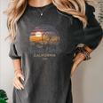 Santa Carla 1987 California Retro Sunset Nostalgia Women's Comfort Colors T-Shirt Pepper