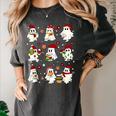 Santa Ghost Reading Books Christmas Library Teacher Women's Comfort Colors T-Shirt Pepper Santa Ghost Reading Books Christmas Library Teacher Women's Comfort Colors T-Shirt Pepper