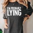 Sarcasm Humor Sassy Quote For Introvert People Women's Comfort Colors T-Shirt Pepper Sarcasm Humor Sassy Quote For Introvert People Women's Comfort Colors T-Shirt Pepper