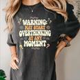 Sarcastic For Deep Thinkers Introverts Groovy Women's Comfort Colors T-Shirt Pepper