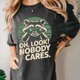 Sarcastic Saying Oh Look Nobody Cares Humor Introverts Women's Comfort Colors T-Shirt Pepper Sarcastic Saying Oh Look Nobody Cares Humor Introverts Women's Comfort Colors T-Shirt Pepper