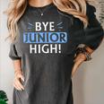 Say Goodbye To Junior High School Fun Graduation Women's Comfort Colors T-Shirt Pepper