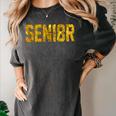 SEN18R Senior 2018 High School Graduation Party T-Shirt Women's Comfort Colors T-Shirt Pepper