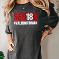 Senior 2018 Valedictorian School Colors Graduation Women's Comfort Colors T-Shirt Pepper