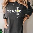 Senior 2021 Volleyball Graduation Shirt Women's Comfort Colors T-Shirt Pepper