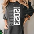 Senior 2023 Senior 23 Senior Class Of 2023 Graduation Done Women's Comfort Colors T-Shirt Pepper