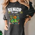 Senior 2025 Graduation Caterpillar For Kids Cute Coquette Women's Comfort Colors T-Shirt Pepper