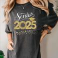 Senior 2025 Graduation Sunflower Class Of 2025 Women's Comfort Colors T-Shirt Pepper