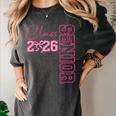 Senior 2026 Class Of 2026 Coquette Bow Graduation 2026 Women's Comfort Colors T-Shirt Pepper