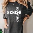 Senior 2026 Soccer Player Class Of 2026 Senior Graduation Women's Comfort Colors T-Shirt Pepper