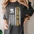 Senior 26 Class Of 2026 American Flag Graduation 2026 Women's Comfort Colors T-Shirt Pepper