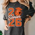 Senior Basketball Class Of 2026 Crew Basketball Graduation Women's Comfort Colors T-Shirt Pepper