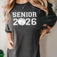 Senior Cheerleader Cheer Class Of 2026 Graduation Graduate Women's Comfort Colors T-Shirt Pepper