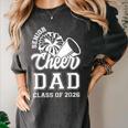 Senior Cheerleader Dad Cheer Class Of 2026 Graduation Men Women's Comfort Colors T-Shirt Pepper