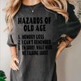 Senior Citizen Memory Loss Joke Hazards Of Old Age Women's Comfort Colors T-Shirt Pepper Senior Citizen Memory Loss Joke Hazards Of Old Age Women's Comfort Colors T-Shirt Pepper