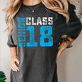 Senior Class 18 Shirt Graduation Apparel T-Shirt Women's Comfort Colors T-Shirt Pepper