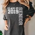 Senior Class Of 2019 19 Shirt High School Graduation Women's Comfort Colors T-Shirt Pepper