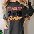 Senior Class Of 2019 Tshirt Graduation Students Hockey Women's Comfort Colors T-Shirt Pepper