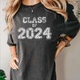 Senior Class Of 2024 Shirts Senior Graduation Women's Comfort Colors T-Shirt Pepper