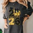 Senior Class Of 2026 Senior Girl Graduation Cap Coquette Bow Women's Comfort Colors T-Shirt Pepper