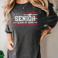 Senior Class 2026 Graduation American Flag Senior 2026 Women's Comfort Colors T-Shirt Pepper