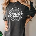 Senior Class Of 2026 Graduation 2026 Senior 2026 Women's Comfort Colors T-Shirt Pepper