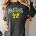 Senior Class Of 2026 Tennis Coquette Bow Graduation Premium Women's Comfort Colors T-Shirt Pepper