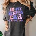 In My Senior Era Class Of 2025 Groovy Senior 2025 Graduation Women's Comfort Colors T-Shirt Pepper