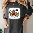 Senior Football Mom Class Of 2025 Graduation Graduate Women's Comfort Colors T-Shirt Pepper