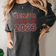 Senior Graduation Class Of 2023 High School College Graduate Women's Comfort Colors T-Shirt Pepper