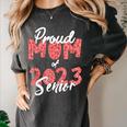 Senior Graduation Class Of 2023 Proud Mom Of 2023 Senior Women's Comfort Colors T-Shirt Pepper