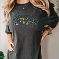 Senior Graduation Class Of 2024 Cute Senior 2024 Flowers Women's Comfort Colors T-Shirt Pepper