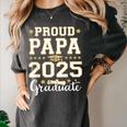 Senior Graduation Proud Papa 2025 Graduate Class Matching Women's Comfort Colors T-Shirt Pepper