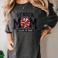 Senior Mom 2025 Cheer Mama Class Of 2025 Graduation Women's Comfort Colors T-Shirt Pepper