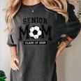 Senior Mom 2025 Soccer Mom Class Of 2025 Graduation Women's Comfort Colors T-Shirt Pepper