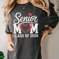 Senior Mom Class Of 2026 Graduation Senior 2026 Mom Women's Comfort Colors T-Shirt Pepper