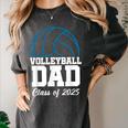 Senior Volleyball Dad Class Of 2025 Graduation Graduate Women's Comfort Colors T-Shirt Pepper